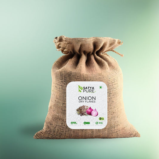 ORGANIC DEHYDRATED ONION FLAKES - 5 Kg